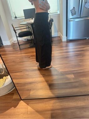 Black maxi skirt